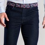 TMAVOMODRÉ ULTRA SLIM FIT DŽINSY